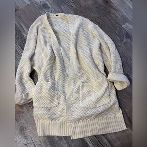 Cream cardigan
